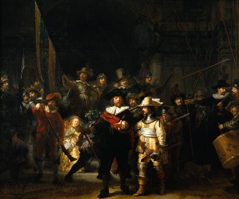 REMBRANDT Harmenszoon van Rijn The Night Watch